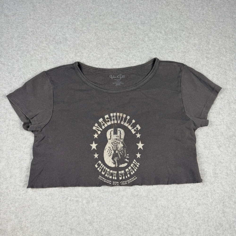 Brandy Melville Gray Nashville Crop Top